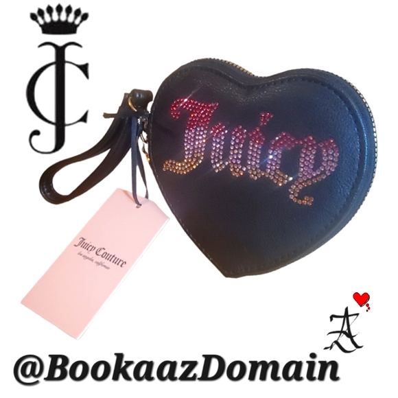 Juicy Couture Handbags - NEW Mini Juicy Couture 🖤Shape Wristlet